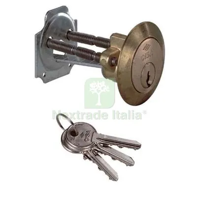 Cilindro Esterno Staccato 02500 Hand Cisa Ottone Chiavi 3 MM 85 Max MM 30,5x85 — Serrature e cilindri — rif. FERX.VIR8190076