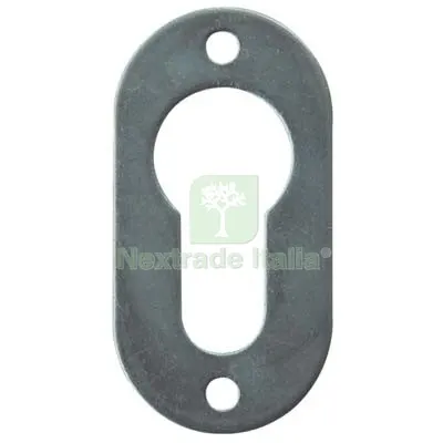 5PZ Mostrina Ovale Foro Sagomato 06092 Cisa Zincata MM 54X28 MM 28x54 S MM 2 — Serrature e cilindri — rif. FERX.VIR8210191