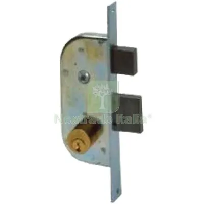 2PZ Serratura Cancello Infilare 42510 Cisa B.Q Zinc F.MM 22 C.TONDO M2+SCR+Q8 E.MM 50 Fin Zincata i MM 57 — Serrature e cilindri — rif. FERX.VIR8210363