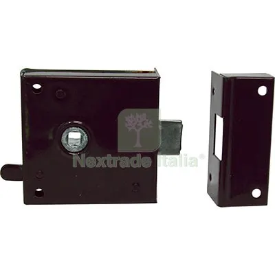 2PZ Serratura Legno Applicare 189 Bonaiti Q6+SCR+BLOCCO E.MM 40 DX Fin Verniciata MN DX — Serrature e cilindri — rif. FERX.VIR8211021 2PZ Serratura Legno Applicare 189 Bonaiti Q6+SCR+BLOCCO E.MM 40 DX Fin Verniciata MN DX — Serrature e cilindri — rif. FERX.VIR8211021
