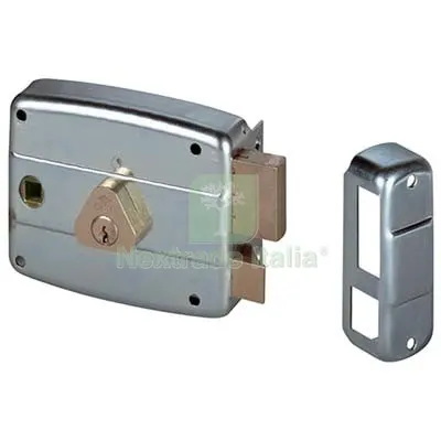 Serratura Legno Applicare 50571 Cisa C.TONDO Fisso M2+Q8 E.MM 60 SX Fin Zincata MN SX — Serrature e cilindri — rif. FERX.VIR8211087 Serratura Legno Applicare 50571 Cisa C.TONDO Fisso M2+Q8 E.MM 60 SX Fin Zincata MN SX — Serrature e cilindri — rif. FERX.VIR8211087