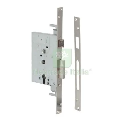 Serratura Metallo Infilare 56255 Cisa B.Q Zinc F.MM 25 F/SAG M4 TRIPL+SCR E.MM 60 Fin Zincata — Serrature e cilindri — rif. FERX.VIR8211342