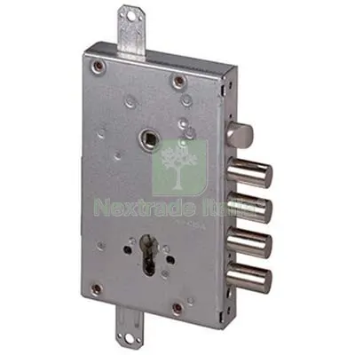 Serratura Metallo Applicare 56515 Cisa F.SAGOM M2+SCR IP.MM 28 E.MM 64 Interasse Pistoni 28 — Serrature e cilindri — rif. FERX.VIR8211431