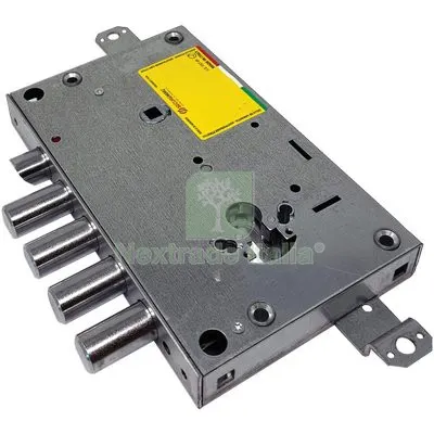 Serratura Metallo Applicare 1651 Gear Securemme F.SAGOM M3 TRIPL+SCR IP.MM 28 E.MM 63 DX/SX Interasse Pistoni 28 MN DX/SX — Serrature e cilindri — rif. FERX.VIR8211748