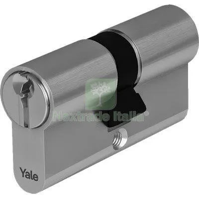 Cilindro Sagomato Y500 Yale Ottone Nichelato Chiavi 3 Camma DIN MM 57 27+30 MM+MM 27+30 — Serrature e cilindri — rif. FERX.VIR8212351