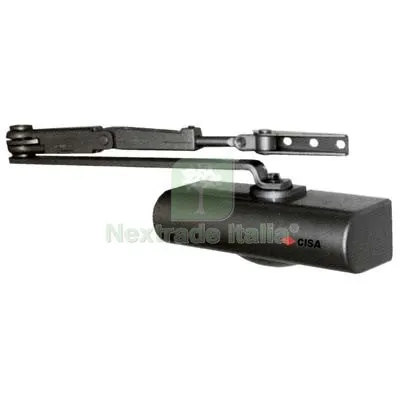 Chiudiporta a Cremagliera C1416 Cisa Vern Nero Forza 2/4 + Fermo Colore Nero Forza 2-4 — Ferramenta porte e finestre — rif. FERX.VIR8212522 Chiudiporta a Cremagliera C1416 Cisa Vern Nero Forza 2/4 + Fermo Colore Nero Forza 2-4 — Ferramenta porte e finestre — rif. FERX.VIR8212522