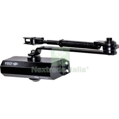 CHIUDIPORTA OLEODINAMICO 604 CISA VERN NERO FORZA 2/4 + FERMO Colore Nero — Ferramenta porte e finestre — rif. FERX.VIR8212524 CHIUDIPORTA OLEODINAMICO 604 CISA VERN NERO FORZA 2/4 + FERMO Colore Nero — Ferramenta porte e finestre — rif. FERX.VIR8212524