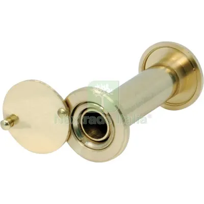 3PZ Spioncino Grandangolo Porte Potent Finitura Ottone Lucido F.MM 14 L.MM 50/82 Fin Ottonata L MM 50-82 — Serrature e cilindri — rif. FERX.VIR8212900