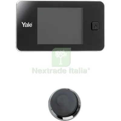 Spioncino Elettronico Yale Argento con Schermo LCD 3,2" MM. 38-110 Fin Cromata Ø Mm 14 — Serrature e cilindri — rif. FERX.VIR8212921 Spioncino Elettronico Yale Argento con Schermo LCD 3,2" MM. 38-110 Fin Cromata Ø Mm 14 — Serrature e cilindri — rif. FERX.VIR8212921