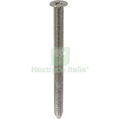 10PZ VITE CILINDRO TSP CAVA PZ FILETTO INTERO NICHELATA MXMM 5X97 — Serrature e cilindri — rif. FERX.VIR8213008