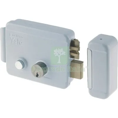 Serratura Cancello Applicare Elettrica 68880 Yale Zinc C.TONDO Fisso M2+SCR+PULS+TETT E.MM 60 DX — Serrature e cilindri — rif. FERX.VIR8213772