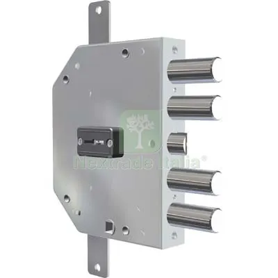 Serratura Metallo Applicare 2155 MRX CR DM M4 TRIPL+SCR IP.MM 28 E.MM 60 DX Interasse Pistoni 28 MN DX — Serrature e cilindri — rif. FERX.VIR8214106
