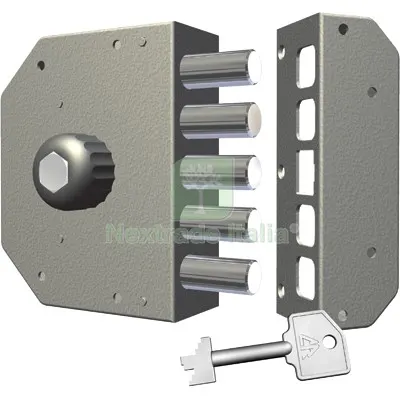Serratura Legno Applicare 3000 CR C.POMPA M4+POMOLO E.MM 60 DX Fin Verniciata MN DX — Serrature e cilindri — rif. FERX.VIR8214146