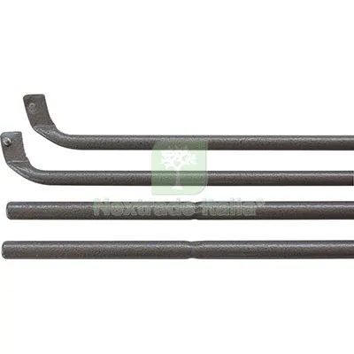 Aste x Serratura Esterne 91/01 CR Verniciate Curve Triplici MM 18 CF=PZ 2+2 Fin Verniciata — Serrature e cilindri — rif. FERX.VIR8214289