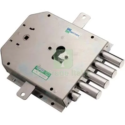 Serratura Metallo Applicare 85555 Mottura F.SAGOM M2 TRIPL+SCR IP.MM 25 E.MM 60 DX e MM 63 Interasse Pistoni 25 MN DX — Serrature e cilindri — rif. FERX.VIR8214428