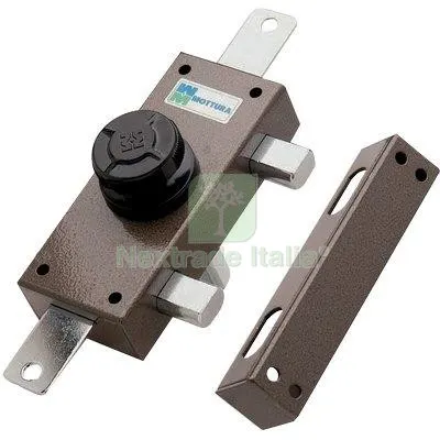 Serratura Legno Applicare 34329-C10 Mottura C.EUROPEO M2 + Pomo Triplice E.MM 30 Fin Verniciata — Serrature e cilindri — rif. FERX.VIR8214499