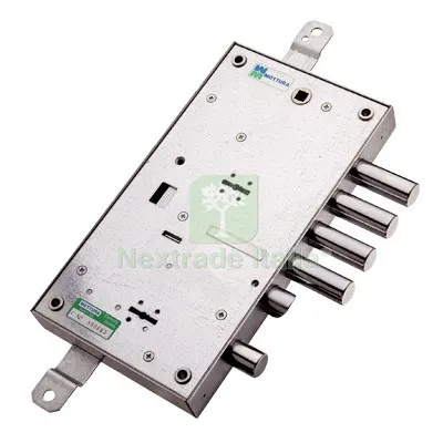 Serratura Metallo Applicare 54595 Mottura DM+DM M4 TRIPL+SCR IP.MM 28 E.MM 63 DX Interasse Pistoni 28 MN DX — Serrature e cilindri — rif. FERX.VIR8214523
