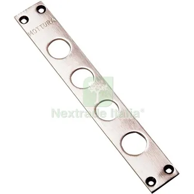 Contropiastra 94240F/37 Mottura Zincata MM 206X30 H.MM 3 I.MM 37 Interasse Pistoni 37 — Serrature e cilindri — rif. FERX.VIR8214542