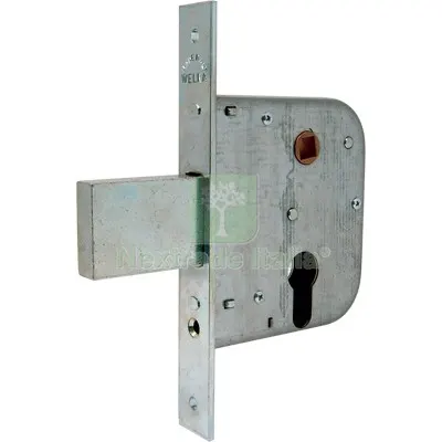 Serratura Cancello Infilare 070500 Welka B.Q Zinc F.MM 22 F.SAGOM M1,5+SCR+Q8 E.MM 50 Fin Zincata i MM 52 — Serrature e cilindri — rif. FERX.VIR8214629