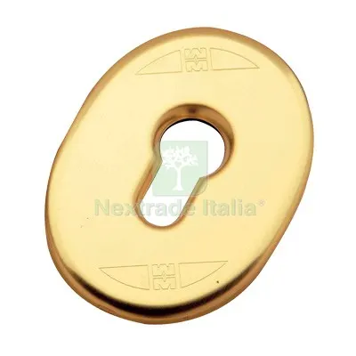 5PZ Mostrina Porta Blindata Imbutita 95416 Mottura F.SAGOM Ottone MM 65X90 Fin Ottonata — Serrature e cilindri — rif. FERX.VIR8214796