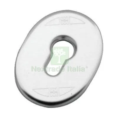 5PZ MOSTRINA PORTA BLINDATA IMBUTITA 95416 MOTTURA F.SAGOM CROMO SATINATO MM 65X90 Fin Cromopaca — Profili e angolari decorativi — rif. FERX.VIR8214797