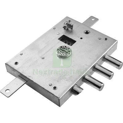 Serratura Metallo Applicare IMB 714 Dierre Atra DM M4 TRIPL+SCR IP.MM 37 E.MM 70 SX e MM 73 Interasse Pistoni 37 MN SX — Serrature e cilindri — rif. FERX.VIR8214835