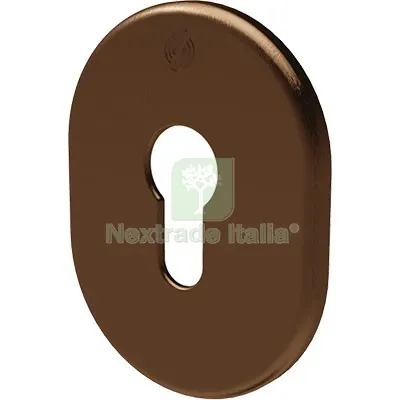 5PZ Mostrina Porta Blindata 4302 Securemme F.SAGOM Alluminio Bronzato MM 82X62 Fin Bronzata MM 62x82 — Serrature e cilindri — rif. FERX.VIR8214905