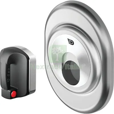 Defender Magnetico MRM500F Regolabile Hand Disec Inox Cromo Satinato F.S I.MM 38 D.MM 50 H.MM 14-25 Fin Satinato — Serrature e cilindri — rif. FERX.VIR8215049