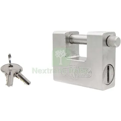Lucchetto Antiscasso SSU-84UK Ilsa Acciaio Carbonitrurato Cromato Chiavi 3 MM 84 — Lucchetti e catene — rif. FERX.VIR8220209 Lucchetto Antiscasso SSU-84UK Ilsa Acciaio Carbonitrurato Cromato Chiavi 3 MM 84 — Lucchetti e catene — rif. FERX.VIR8220209