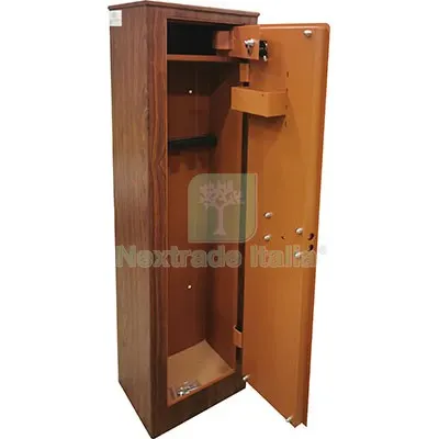 Armadio Porta Fucili Wood 3 Posti Effe + Tesoretto CM 25X20 H.CM 145 CM 25x20x145 Posti 3 — Arredo — rif. FERX.VIR8231560 Armadio Porta Fucili Wood 3 Posti Effe + Tesoretto CM 25X20 H.CM 145 CM 25x20x145 Posti 3 — Arredo — rif. FERX.VIR8231560