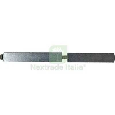 Quadro Maniglia Sdoppiato 07083 Cisa Zincato Q9 x 100 — Maniglie e pomelli — rif. FERX.VIR8231671