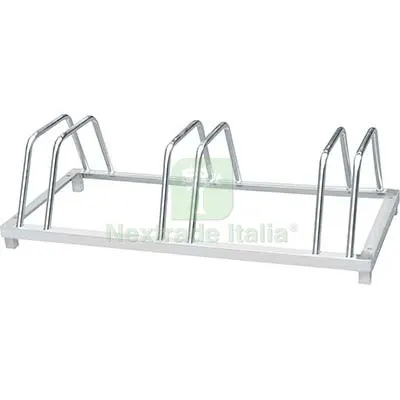 RASTRELLIERA PARCHEGGIO BICI 3 POSTI EFFE ZINCATA MM 880X395 H.MM 245 CM 88x39,5x24,5 — Punte, frese e dischi — rif. FERX.VIR8233113 RASTRELLIERA PARCHEGGIO BICI 3 POSTI EFFE ZINCATA MM 880X395 H.MM 245 CM 88x39,5x24,5 — Punte, frese e dischi — rif. FERX.VIR8233113