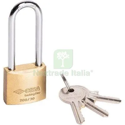 12PZ LUCCHETTO ARCO LUNGO LOCKING-LINE POP 20011 CISA OTTONE ARCO CROMATO CHIAVI 3 MM 30 LUCE MM 47,1 — Lucchetti e catene — rif. FERX.VIR8236210 12PZ LUCCHETTO ARCO LUNGO LOCKING-LINE POP 20011 CISA OTTONE ARCO CROMATO CHIAVI 3 MM 30 LUCE MM 47,1 — Lucchetti e catene — rif. FERX.VIR8236210