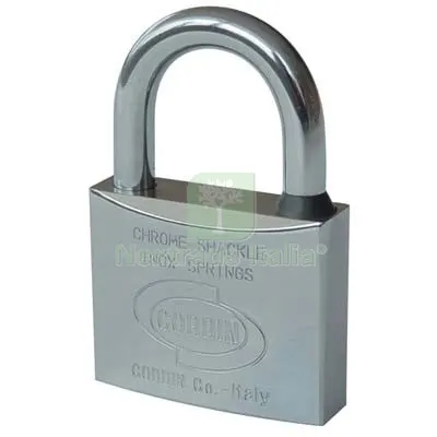 Lucchetto Euromarine Corbin Ottone Arco Cromato Chiavi 2 MM 30 — Lucchetti e catene — rif. FERX.VIR8237083 Lucchetto Euromarine Corbin Ottone Arco Cromato Chiavi 2 MM 30 — Lucchetti e catene — rif. FERX.VIR8237083