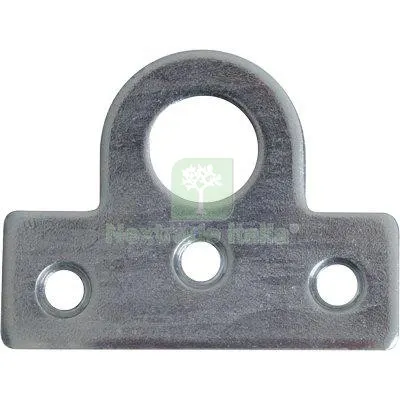 Occhiolo Portalucchetto Zincato S.MM 1,8 MM 47X35,5 Foro MM 12 CF=PZ 100 Diametro Foro MM 12,5 — Lucchetti e catene — rif. FERX.VIR8237281