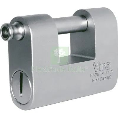 Lucchetto Antiscasso Monolith Viro Acciaio Carbonitrurato Chiavi 2 MM 78 Luce MM 28x12,5 — Lucchetti e catene — rif. FERX.VIR8240005 Lucchetto Antiscasso Monolith Viro Acciaio Carbonitrurato Chiavi 2 MM 78 Luce MM 28x12,5 — Lucchetti e catene — rif. FERX.VIR8240005