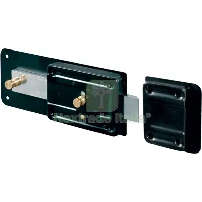 Serratura Ferroglietto 7850/714 Viro C.TONDO Fisso M5+SCR+POMOLO E.MM 60 Fin Verniciata — Serrature e cilindri — rif. FERX.VIR8240226