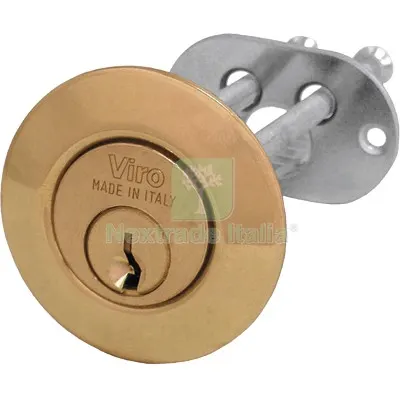 Cilindro Esterno Staccato 712 Viro Ottone Chiavi 3 MM 85 Max MM 46x85 — Serrature e cilindri — rif. FERX.VIR8240320 Cilindro Esterno Staccato 712 Viro Ottone Chiavi 3 MM 85 Max MM 46x85 — Serrature e cilindri — rif. FERX.VIR8240320