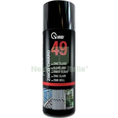 12PZ Zinco Chiaro Spray 49 VMD ML 400 — Bombolette e vernici spray — rif. FERX.VIR8250371 12PZ Zinco Chiaro Spray 49 VMD ML 400 — Bombolette e vernici spray — rif. FERX.VIR8250371