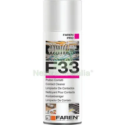 12PZ Disossidante Contatti Elettrici Spray F33 Faren ML 400 — Lubrificanti e oli — rif. FERX.VIR8250393 12PZ Disossidante Contatti Elettrici Spray F33 Faren ML 400 — Lubrificanti e oli — rif. FERX.VIR8250393