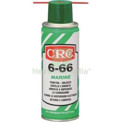 12PZ Lubrificante Spray CRC 6-66 Marine ML 200 — Lubrificanti e oli — rif. FERX.VIR8250506 12PZ Lubrificante Spray CRC 6-66 Marine ML 200 — Lubrificanti e oli — rif. FERX.VIR8250506