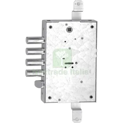 Serratura Metallo Applicare 608-01 Iseo DM M4 TRIPL+SCR IP.MM 28 E.MM 63 DX/SX (mottura) Interasse Pistoni 28 — Serrature e cilindri — rif. FERX.VIR8260081