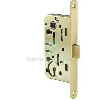 Serratura Legno Infilare B-Bitter T60 Bonaiti I.MM 90 F.MM 18 E.MM 50 B.TONDO Ottone Lucido Fin Ottonata — Serrature e cilindri — rif. FERX.VIR8290031 Serratura Legno Infilare B-Bitter T60 Bonaiti I.MM 90 F.MM 18 E.MM 50 B.TONDO Ottone Lucido Fin Ottonata — Serrature e cilindri — rif. FERX.VIR8290031