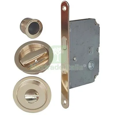 Serratura Porta Scorrevole BON Bonaiti Nicchie Tonde E.MM 50 B.TONDO Ottone Lucido Fin Ottonata — Serrature e cilindri — rif. FERX.VIR8290090 Serratura Porta Scorrevole BON Bonaiti Nicchie Tonde E.MM 50 B.TONDO Ottone Lucido Fin Ottonata — Serrature e cilindri — rif. FERX.VIR8290090