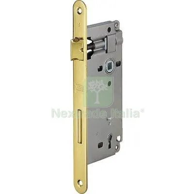 Serratura Patent B.TONDO Ottonato 591 AGB I.MM 90 F.MM 22 E.MM 40 Fin Ottonata — Serrature e cilindri — rif. FERX.VIR8290213 Serratura Patent B.TONDO Ottonato 591 AGB I.MM 90 F.MM 22 E.MM 40 Fin Ottonata — Serrature e cilindri — rif. FERX.VIR8290213
