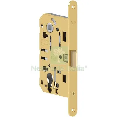 Serratura Legno Infilare Mediana Evolution AGB B.T Ottonato F.MM 18 F.SAGOM SCR+Q8 E.MM 50 — Serrature e cilindri — rif. FERX.VIR8290379