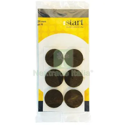 25CF FELTRINO ADESIVO TONDO NOCE D.MM 28 CF=PZ 6 Colore Noce — Adesivi e sigillanti — rif. FERX.VIR8308028 25CF FELTRINO ADESIVO TONDO NOCE D.MM 28 CF=PZ 6 Colore Noce — Adesivi e sigillanti — rif. FERX.VIR8308028