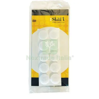 25CF FELTRINO ADESIVO TONDO BIANCO D.MM 20 CF=PZ 10 Colore Bianco — Adesivi e sigillanti — rif. FERX.VIR8308054 25CF FELTRINO ADESIVO TONDO BIANCO D.MM 20 CF=PZ 10 Colore Bianco — Adesivi e sigillanti — rif. FERX.VIR8308054