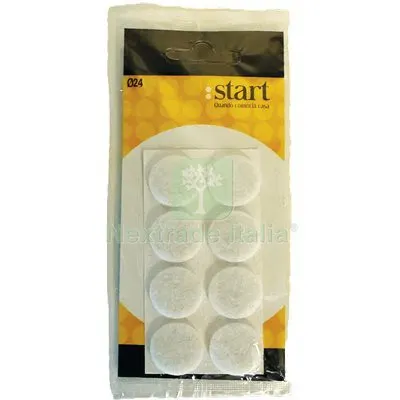 25CF FELTRINO ADESIVO TONDO BIANCO D.MM 24 CF=PZ 8 Colore Bianco — Adesivi e sigillanti — rif. FERX.VIR8308056 25CF FELTRINO ADESIVO TONDO BIANCO D.MM 24 CF=PZ 8 Colore Bianco — Adesivi e sigillanti — rif. FERX.VIR8308056