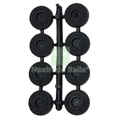 12CF Gommino Sottosedia Pronty Nero D.MM 25 + Vite CF=PZ 8 Colore Nero — Arredo — rif. FERX.VIR8308102